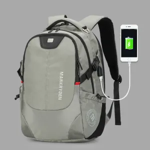 Backpack with Multiple Compartments USB Charging Port 15inch Laptop Backpacks