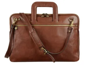 Brave New World - Leather Briefcase