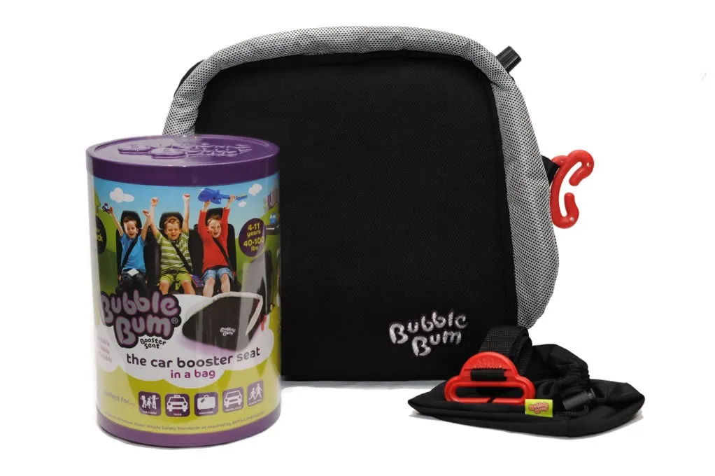 BubbleBum Inflatable Car Booster Seat - Black