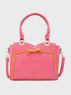 Caprese Amayra Satchel Medium Fuchsia