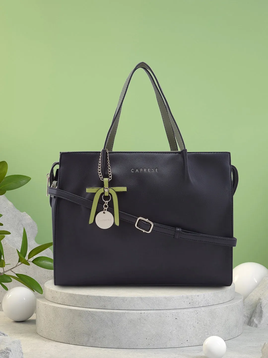 Caprese Tiera Satchel Large Black