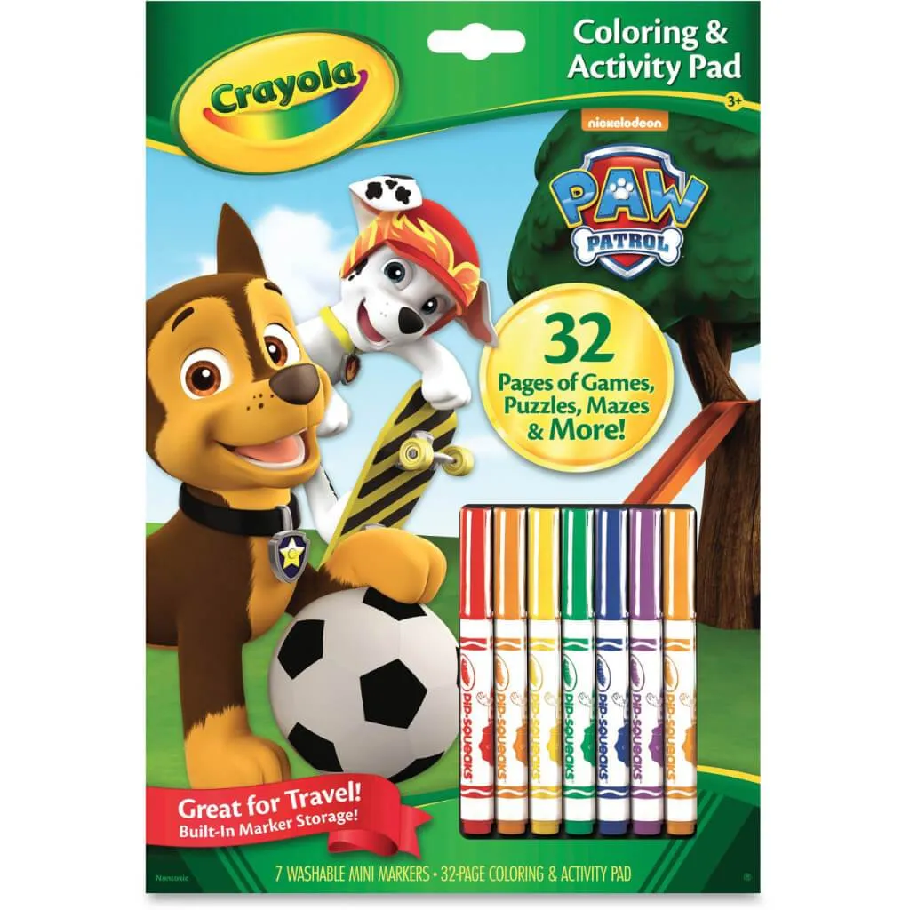 Crayola Paw Patrol Coloring & Activity Pad