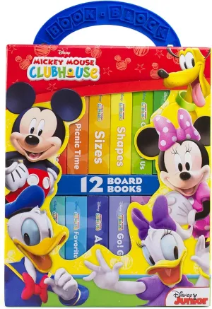 Disney Junior Mickey Mouse Clubhouse - My First Library Board Book Block 12-Book Set