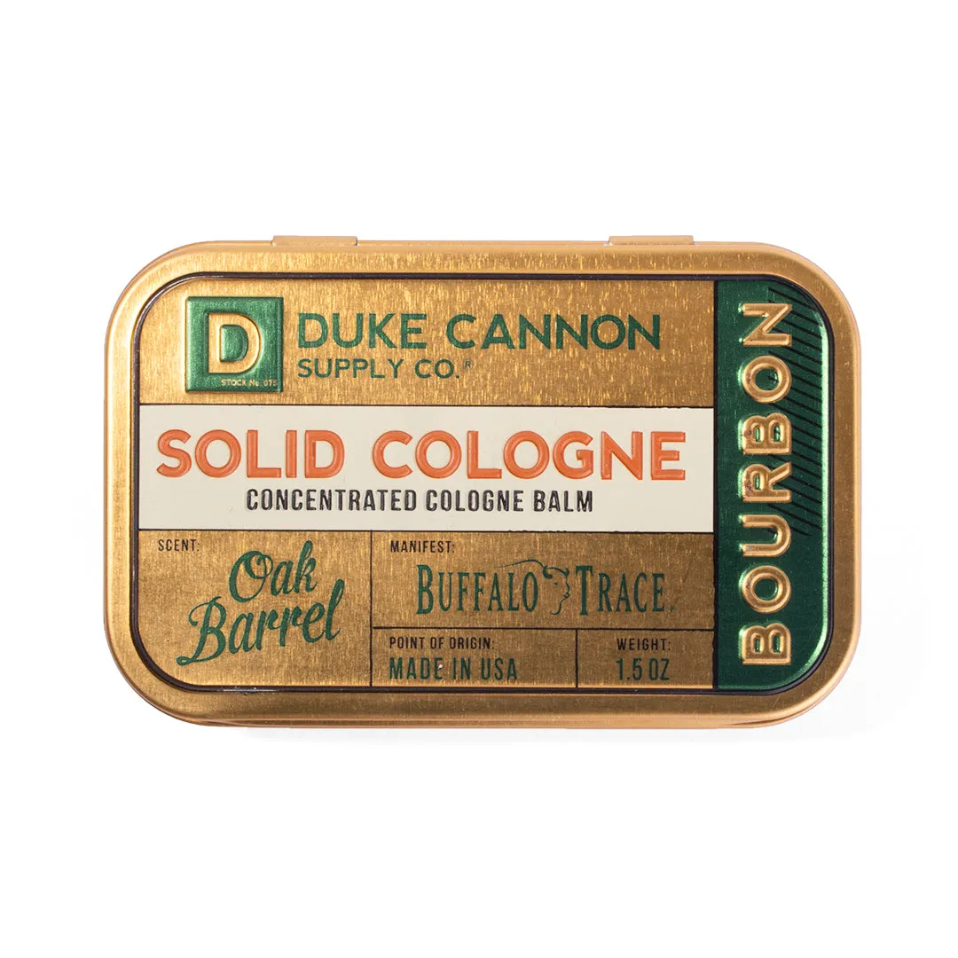 Duke Cannon Bourbon Solid Cologne