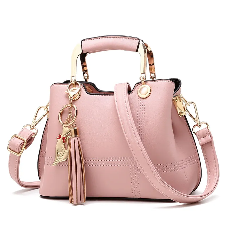 Handbags Women's 2023 Spring/Summer New Trendy Korean Style Fashion Wide Strap All-Matching Girlish Shoulder Minimalist Messenger Bag