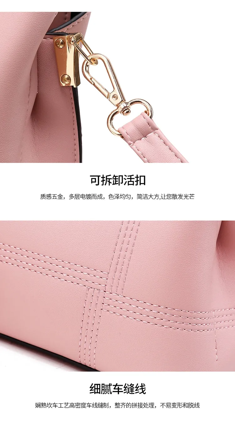 Handbags Women's 2023 Spring/Summer New Trendy Korean Style Fashion Wide Strap All-Matching Girlish Shoulder Minimalist Messenger Bag