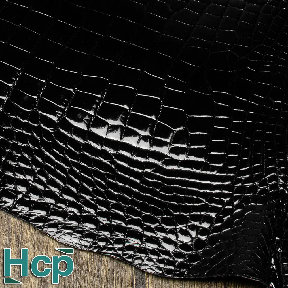 HCP GLAZED ALLIGATOR - NOIR 1P01