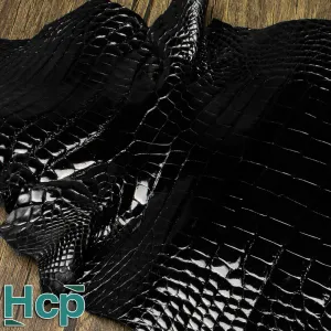 HCP GLAZED ALLIGATOR - NOIR 1P01