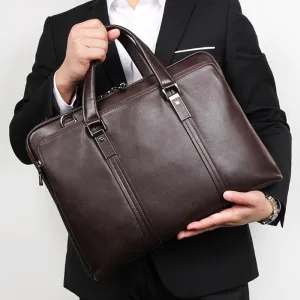 Luxury Genuine Leather Briefcase for Men