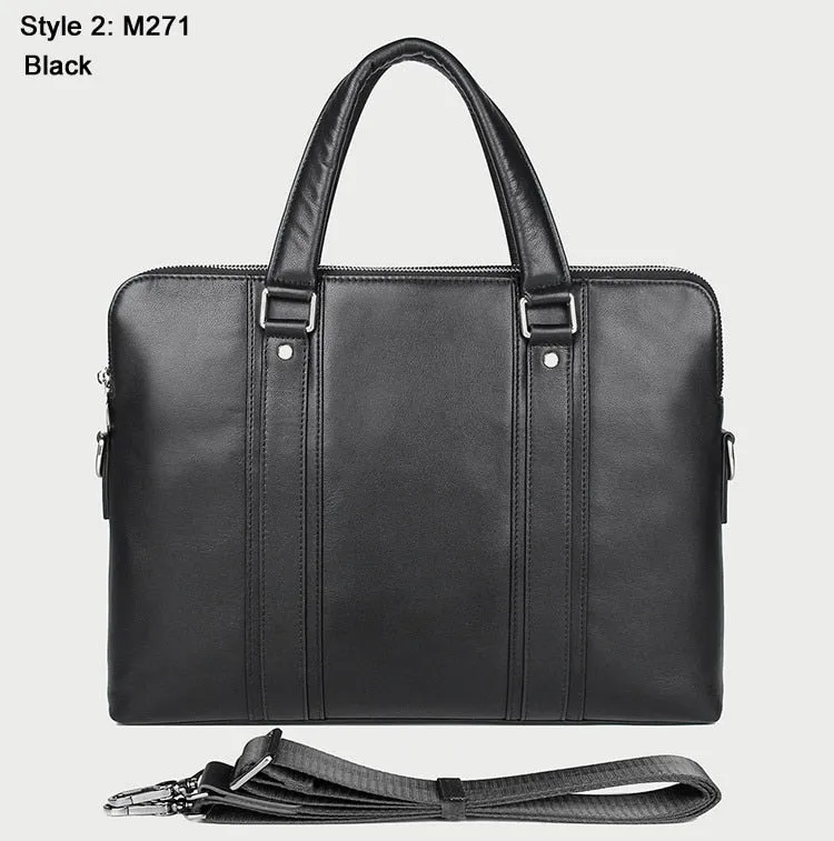 Luxury Genuine Leather Briefcase for Men