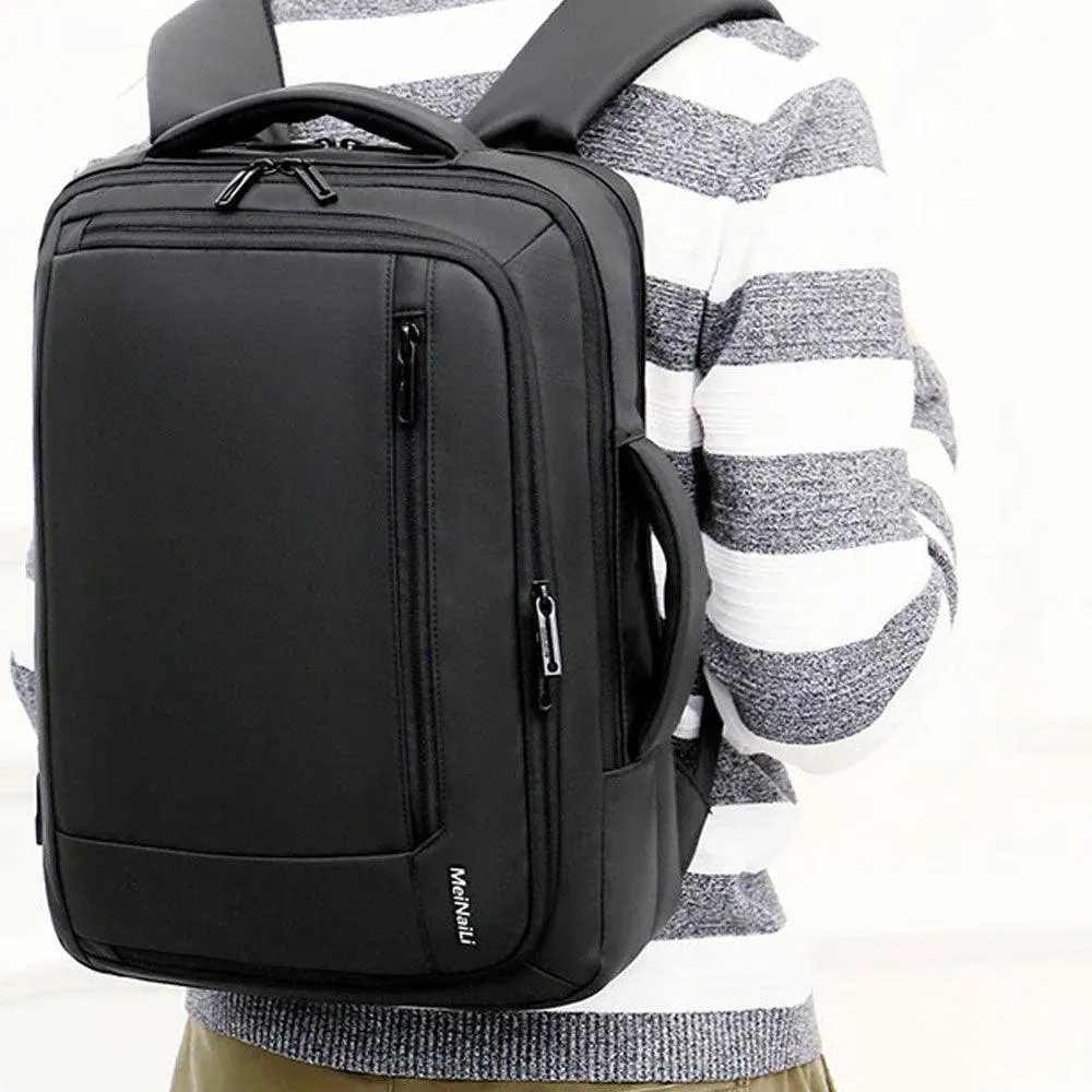 Meinaili 1805 15.6 Inch Laptop Backpack - Black