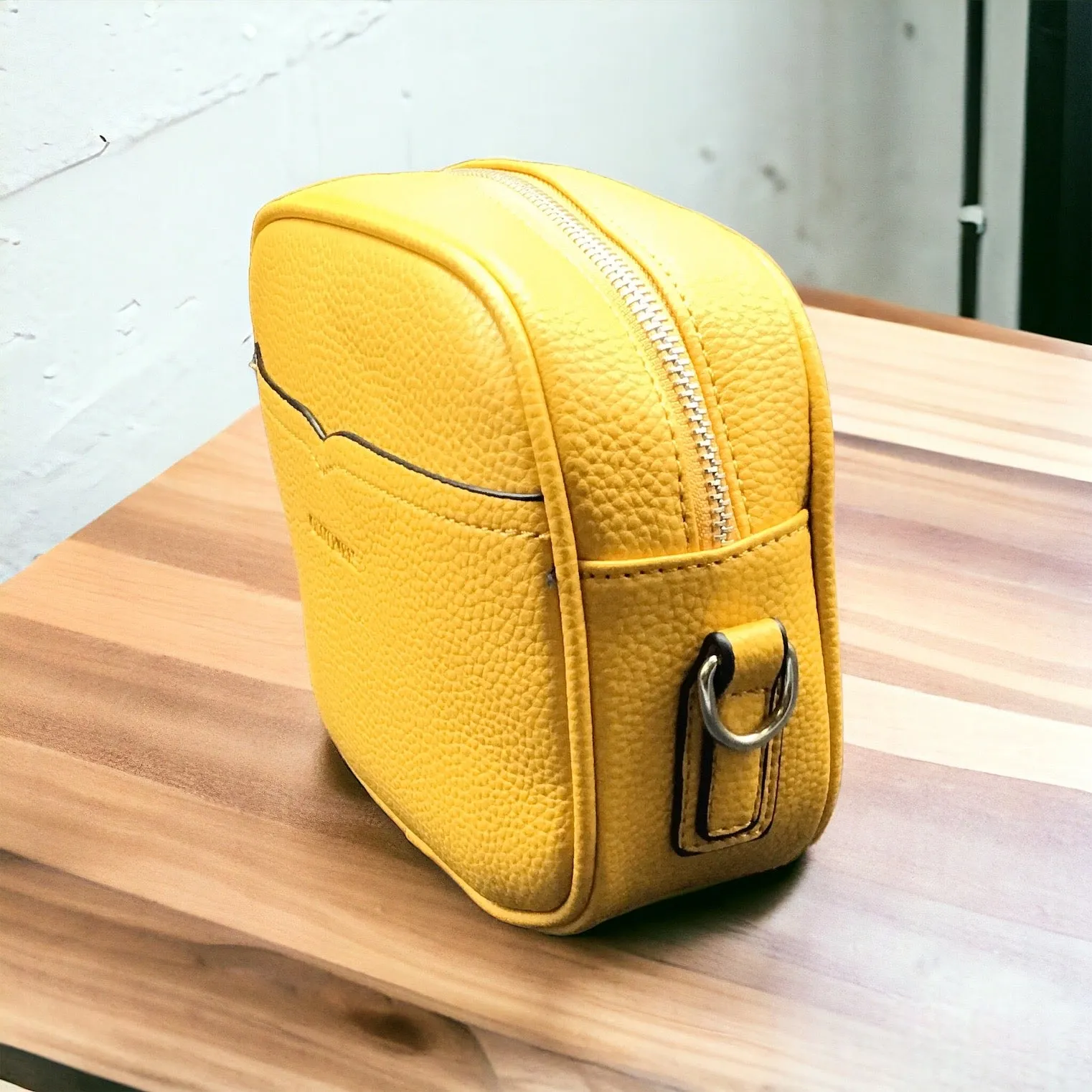 OldTribes™ Yellow Leather Crossbody Bag