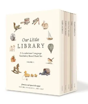 Our Little Library: A Foundational Language Vocabulary Board Book Set for Babies