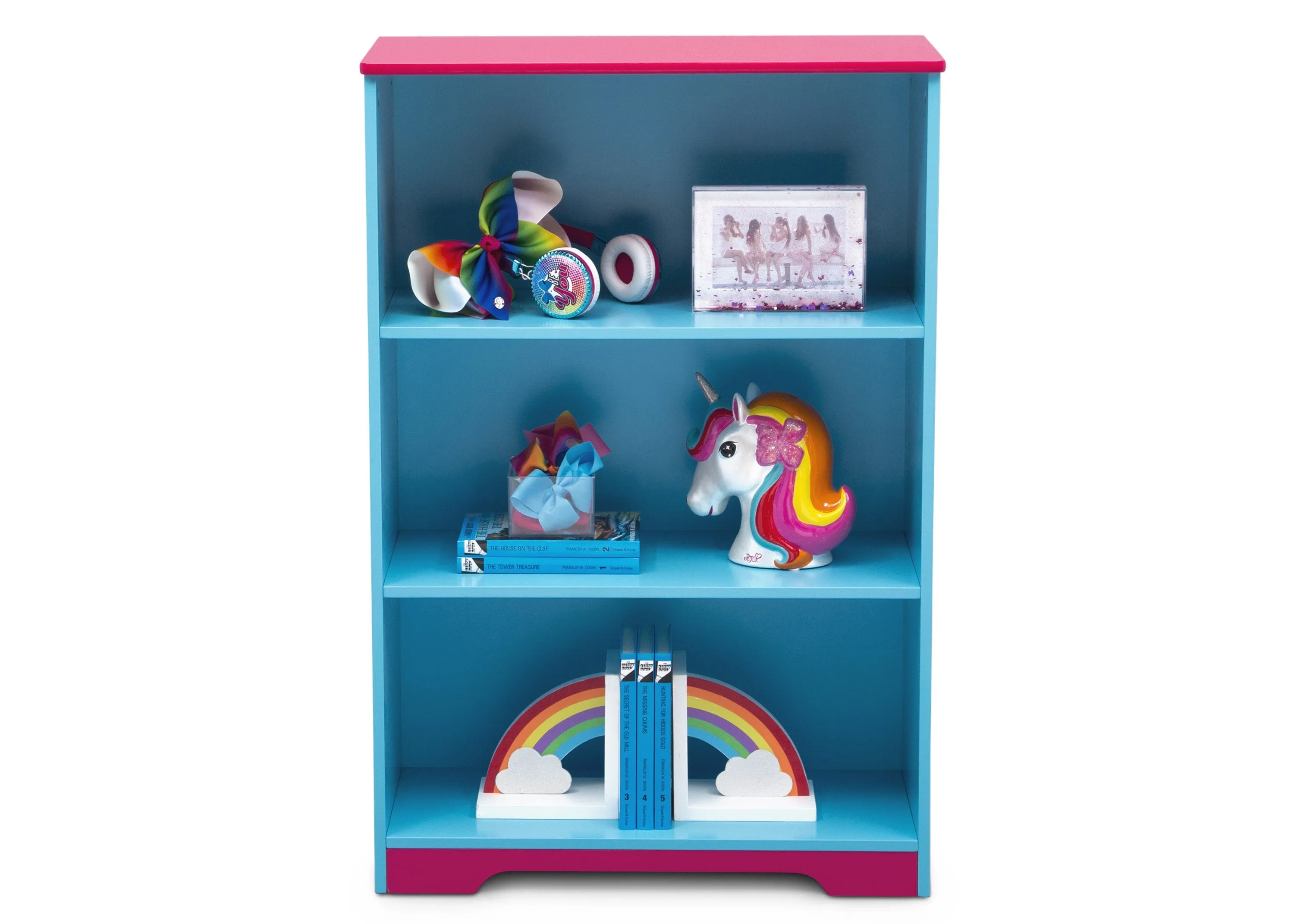 Rainbow & Unicorn Deluxe 3-Shelf Bookcase