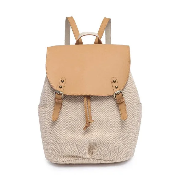 Taupe Casual Backpack