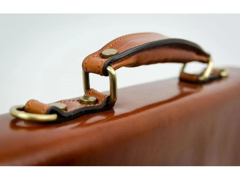 The Magus - Classic Design Leather Briefcase