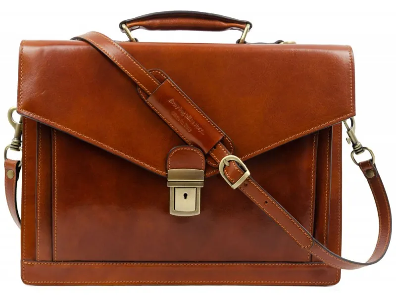 The Magus - Classic Design Leather Briefcase