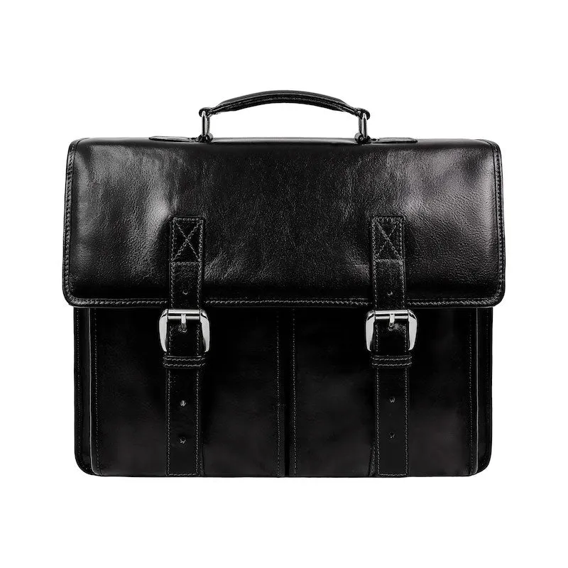 The Time Machine - Full Grain Leather Briefcase