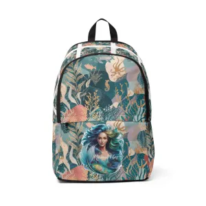 Unisex Fabric Backpack - Mermaid Vibes