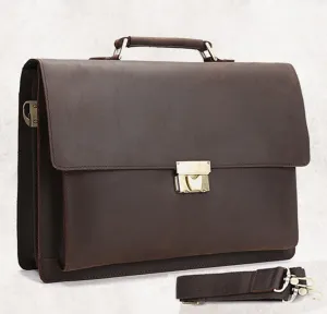 Vintage Genuine Leather Briefcase