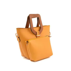 VOYAGE YELLOW HANDBAG