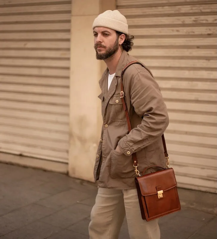 Walden - Small Leather Briefcase