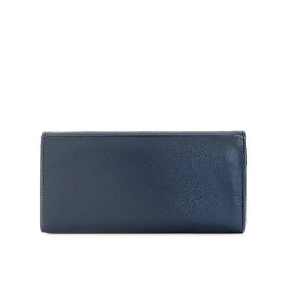 Zemp Claire 10 CC Wallet-Purse | Navy Blue