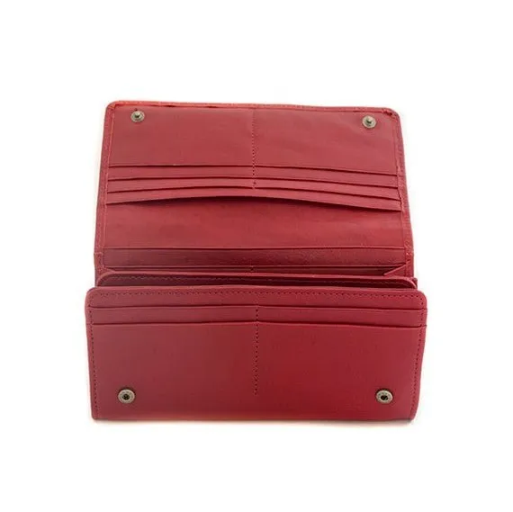 Zemp Claire 10 CC Wallet-Purse | Red