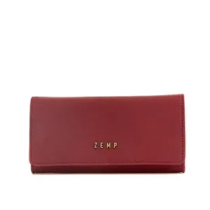 Zemp Claire 10 CC Wallet-Purse | Red